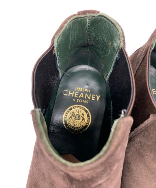 JOSEPH CHEANEY（ジョセフチーニー）JOSEPH CHEANEY (ジョセフチーニー) Joseph Cheaney　サイドゴアブーツ ブラウン サイズ:7 1/2の古着・服飾アイテム