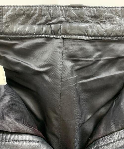 HIDE-STUFF（HIDE-STUFF）HIDE-STUFF (HIDE-STUFF) BEN DAVIS　レザーパンツ ブラック サイズ:W32の古着・服飾アイテム