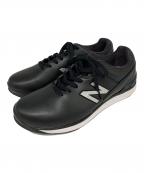 NEW BALANCEニューバランス）の古着「NEW BALANCE　ゴルフシューズ」｜ブラック×ホワイト