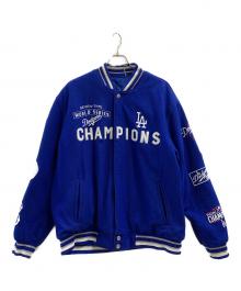 Cooperstown（クーパーズタウン）の古着「COOPERSTOWN　スタジャン」｜ブルー