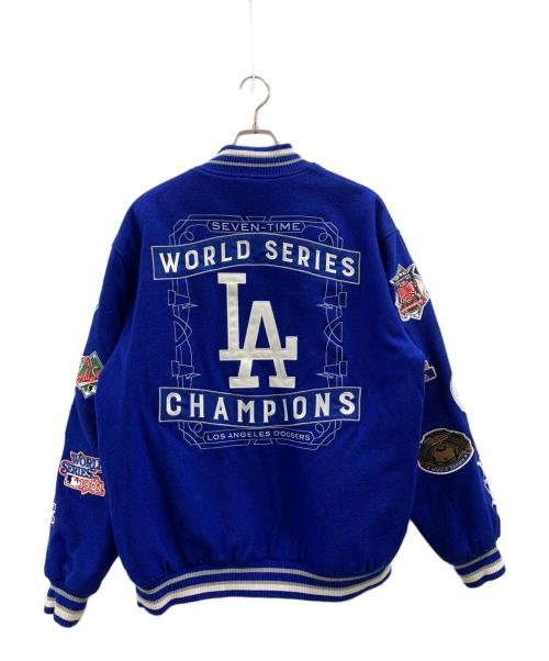 Cooperstown（クーパーズタウン）Cooperstown (クーパーズタウン) COOPERSTOWN　スタジャン ブルー サイズ:XLの古着・服飾アイテム