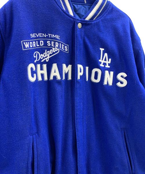 Cooperstown（クーパーズタウン）Cooperstown (クーパーズタウン) COOPERSTOWN　スタジャン ブルー サイズ:XLの古着・服飾アイテム