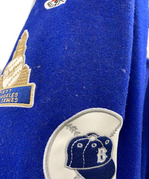 Cooperstown（クーパーズタウン）Cooperstown (クーパーズタウン) COOPERSTOWN　スタジャン ブルー サイズ:XLの古着・服飾アイテム