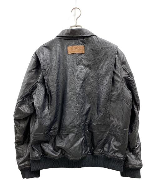 TEDMAN（テッドマン）TEDMAN (テッドマン) TEDMAN　ワッペンレザージャケット ブラック サイズ:4XLの古着・服飾アイテム