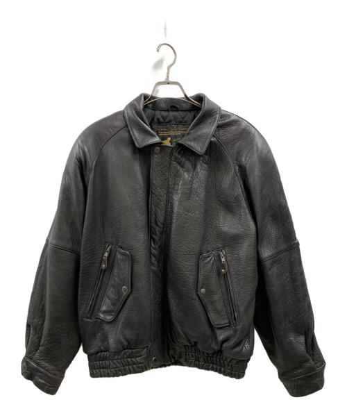 MIGHTY-MAC（マイティーマック）MIGHTY-MAC (マイティーマック) MIGHTY-MAC　ラムレザージャケット ブラック サイズ:Lの古着・服飾アイテム