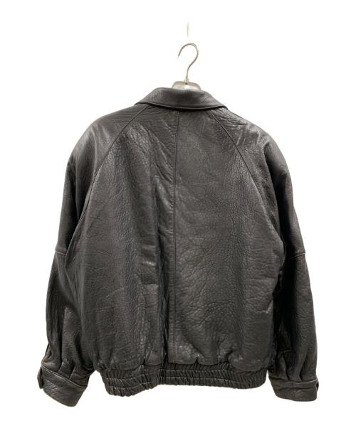 MIGHTY-MAC（マイティーマック）MIGHTY-MAC (マイティーマック) MIGHTY-MAC　ラムレザージャケット ブラック サイズ:Lの古着・服飾アイテム