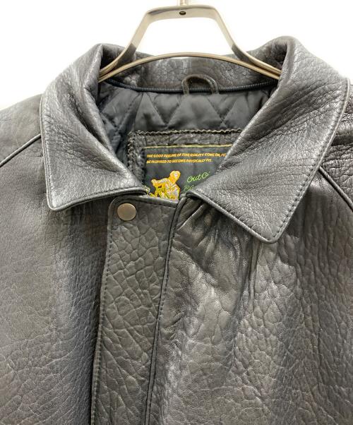 MIGHTY-MAC（マイティーマック）MIGHTY-MAC (マイティーマック) MIGHTY-MAC　ラムレザージャケット ブラック サイズ:Lの古着・服飾アイテム