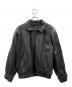 MIGHTY-MAC（マイティーマック）の古着「MIGHTY-MAC　ラムレザージャケット」｜ブラック