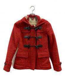 BURBERRY BRIT（バーバリーブリット）の古着「BURBERRY BRIT　ショートダッフルコート」｜レッド