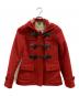 BURBERRY BRIT（バーバリーブリット）の古着「BURBERRY BRIT　ショートダッフルコート」｜レッド