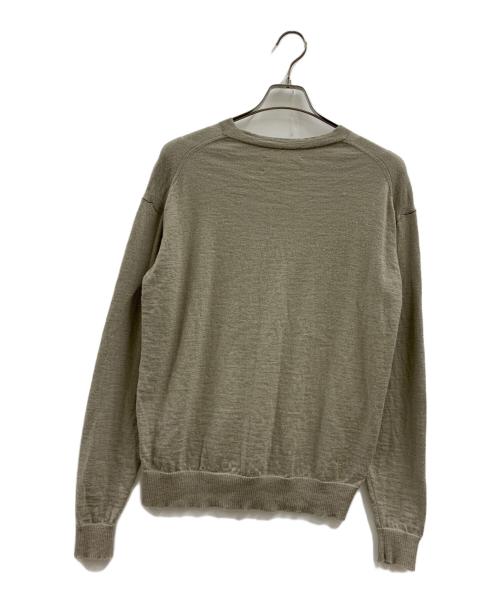 Text（テクスト）Text (テクスト) Text 薄手ニット ベージュの古着・服飾アイテム