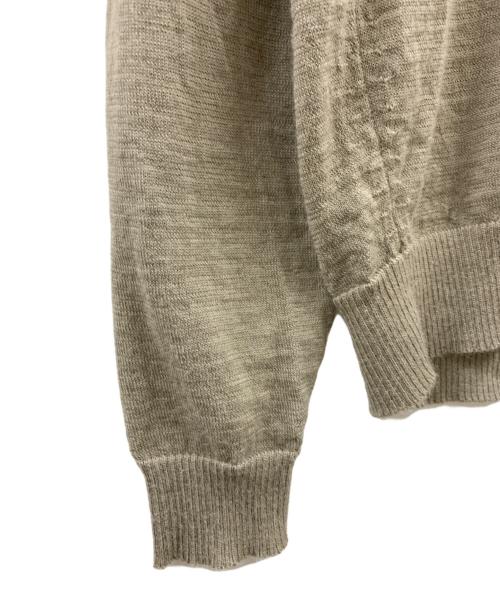 Text（テクスト）Text (テクスト) Text 薄手ニット ベージュの古着・服飾アイテム
