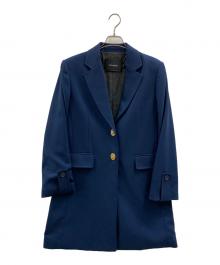 COACH（コーチ）の古着「COACH　ターンロックチェスターコート」｜ネイビー