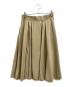 PRADA (プラダ) PRADA　4タックフレアロングスカート ベージュ サイズ:S：8000円