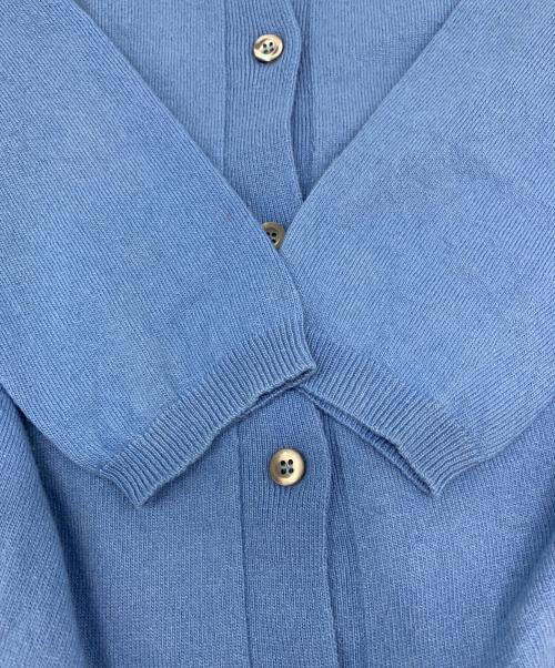 PRADA（プラダ）PRADA (プラダ) PRADA　薄手ニット ブルー サイズ:38の古着・服飾アイテム