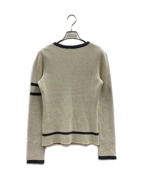 BURBERRY BLUE LABEL（バーバリー ブルー レーベル）BURBERRY BLUE LABEL (バーバリーロンドンブルーレーベル) BURBERRY BLUE LABEL　薄手ニット アイボリー サイズ:38の古着・服飾アイテム