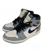 NIKEナイキ）の古着「NIKE　ハイカットスニーカー」｜スカイブルー×ホワイト