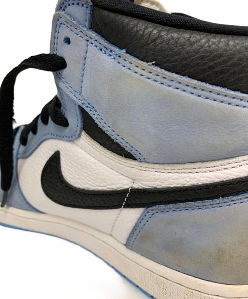 NIKE（ナイキ）NIKE (ナイキ) NIKE　ハイカットスニーカー スカイブルー×ホワイト サイズ:27ｃｍの古着・服飾アイテム