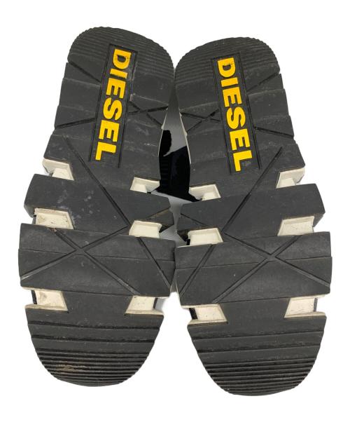 DIESEL（ディーゼル）DIESEL (ディーゼル) DIESEL　ニットハイカットスニーカー ネイビー×ブラック サイズ:28.5ｃｍの古着・服飾アイテム