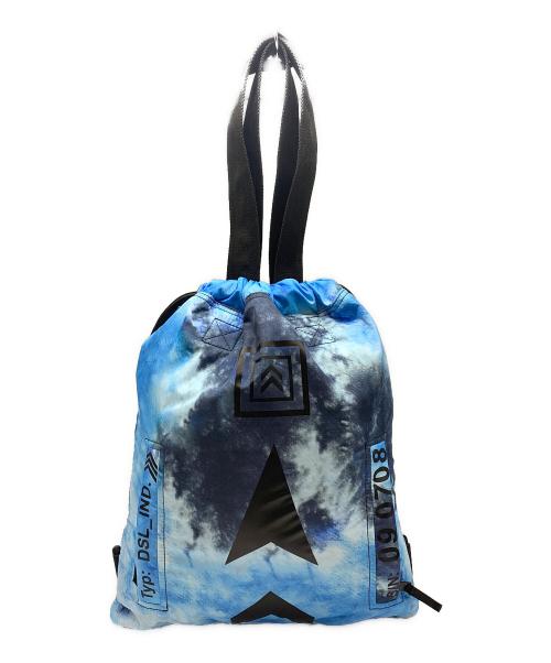 DIESEL（ディーゼル）DIESEL (ディーゼル) DIESEL　ナップサック ブルー×ブラックの古着・服飾アイテム