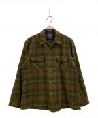 PENDLETONペンドルトン）の古着「PENDLETON　ウールシャツ」｜ブラウン