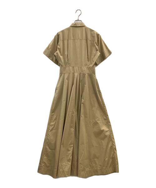 LAUREN RALPH LAUREN（ローレンラルフローレン）LAUREN RALPH LAUREN (ローレンラルフローレン) LAUREN RALPH LAUREN　半袖ワンピース ベージュの古着・服飾アイテム