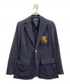POLO RALPH LAURENポロ・ラルフローレン）の古着「POLO RALPH LAUREN　テーラードジャケット」｜ネイビー
