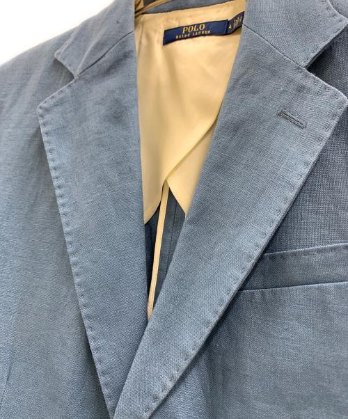 POLO RALPH LAUREN（ポロ・ラルフローレン）POLO RALPH LAUREN (ポロ・ラルフローレン) POLO RALPH LAUREN　テーラードジャケット ブルー サイズ:4の古着・服飾アイテム