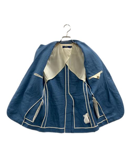 POLO RALPH LAUREN（ポロ・ラルフローレン）POLO RALPH LAUREN (ポロ・ラルフローレン) POLO RALPH LAUREN　テーラードジャケット ブルー サイズ:4の古着・服飾アイテム