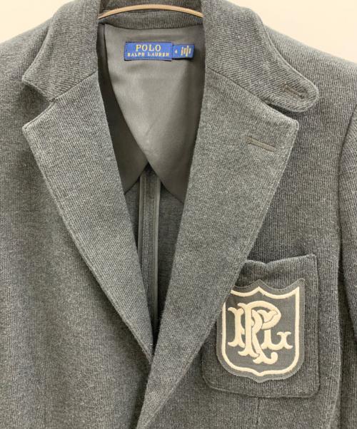 POLO RALPH LAUREN（ポロ・ラルフローレン）POLO RALPH LAUREN (ポロ・ラルフローレン) POLO RALPH LAUREN　テーラードジャケット グレー サイズ:4の古着・服飾アイテム