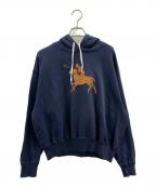 POLO RALPH LAURENポロ・ラルフローレン）の古着「POLO RALPH LAUREN　プルオーバーパーカー」｜ネイビー