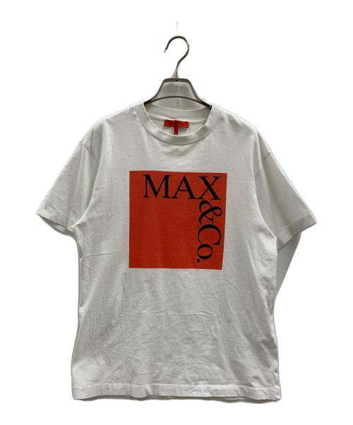 MAX&Co.（マックスアンドコー）MAX&Co. (マックスアンドコー) MAX&Co.　半袖カットソー ホワイト サイズ:Mの古着・服飾アイテム