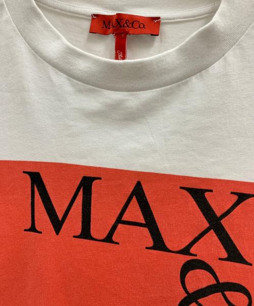 MAX&Co.（マックスアンドコー）MAX&Co. (マックスアンドコー) MAX&Co.　半袖カットソー ホワイト サイズ:Mの古着・服飾アイテム