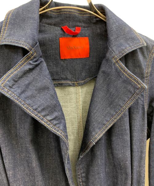 MAX&Co.（マックスアンドコー）MAX&Co. (マックスアンドコー) MAX&Co.　デニムコート ネイビー サイズ:34の古着・服飾アイテム