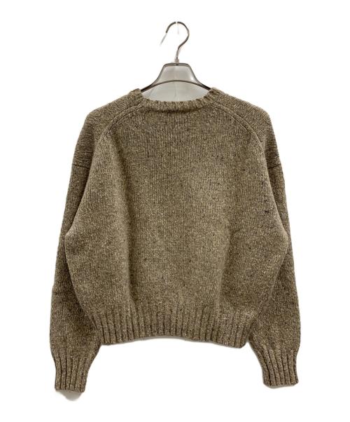 POLO RALPH LAUREN（ポロ・ラルフローレン）POLO RALPH LAUREN (ポロ・ラルフローレン) POLO RALPH LAUREN　ロゴニット ブラウン サイズ:XSの古着・服飾アイテム