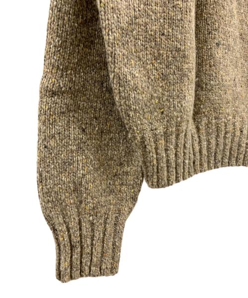 POLO RALPH LAUREN（ポロ・ラルフローレン）POLO RALPH LAUREN (ポロ・ラルフローレン) POLO RALPH LAUREN　ロゴニット ブラウン サイズ:XSの古着・服飾アイテム