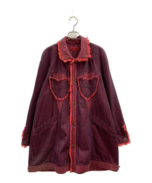 KANSAI O2（カンサイ）KANSAI O2 (カンサイ) KANSAI O2　ロングジャケット パープル サイズ:F2の古着・服飾アイテム