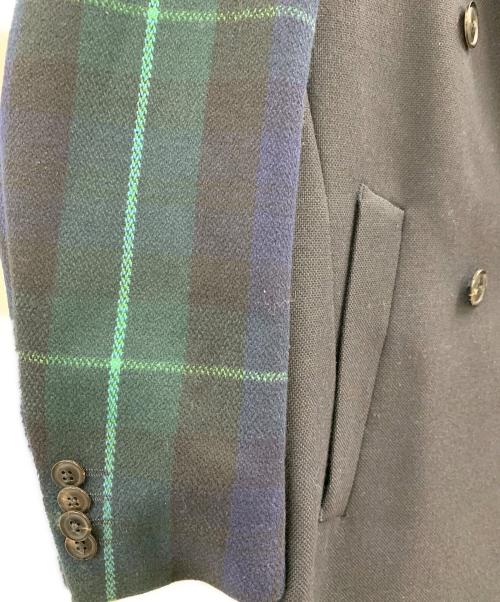 PAUL SMITH（ポールスミス）PAUL SMITH (ポールスミス) Paul Smith　チェスターコート ブラック×ネイビー×グリーン サイズ:Mの古着・服飾アイテム