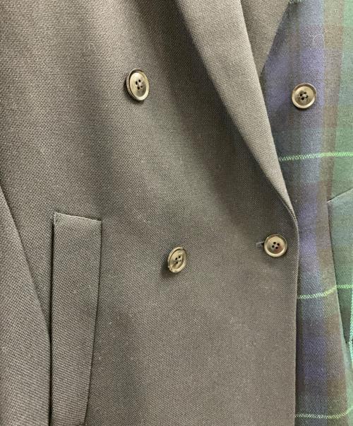 PAUL SMITH（ポールスミス）PAUL SMITH (ポールスミス) Paul Smith　チェスターコート ブラック×ネイビー×グリーン サイズ:Mの古着・服飾アイテム