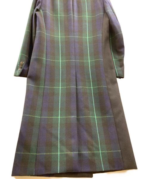 PAUL SMITH（ポールスミス）PAUL SMITH (ポールスミス) Paul Smith　チェスターコート ブラック×ネイビー×グリーン サイズ:Mの古着・服飾アイテム