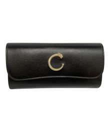 Cartier（カルティエ）の古着「フラップ付インターナショナル ウォレット」｜ブラック