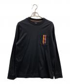PAUL SMITHポールスミス）の古着「Paul Smith 長袖カットソー」｜ブラック