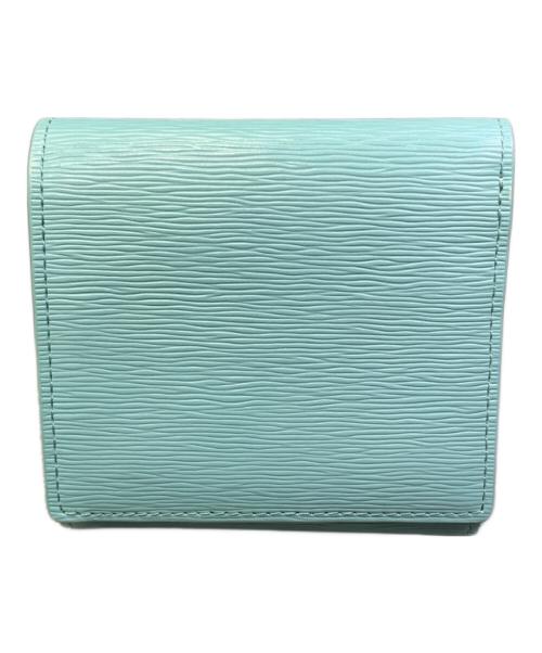 PAUL SMITH（ポールスミス）PAUL SMITH (ポールスミス) 3つ折り財布 スカイブルーの古着・服飾アイテム