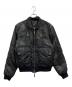 ARMANI JEANS（アルマーニジーンズ）の古着「ARMANI JEANS　ボンバージャケット」｜ブラック