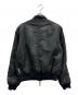 ARMANI JEANS (アルマーニジーンズ) ARMANI JEANS　ボンバージャケット ブラック サイズ:48：30000円