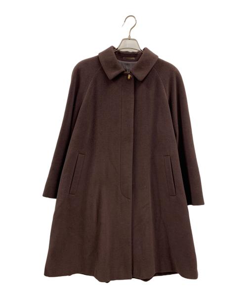 Burberry's（バーバリー）Burberry's (バーバリーズ) Burberry's 比翼コート ブラウン サイズ:9ARの古着・服飾アイテム