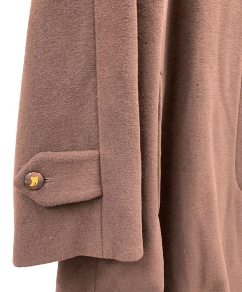 Burberry's（バーバリー）Burberry's (バーバリーズ) Burberry's 比翼コート ブラウン サイズ:9ARの古着・服飾アイテム