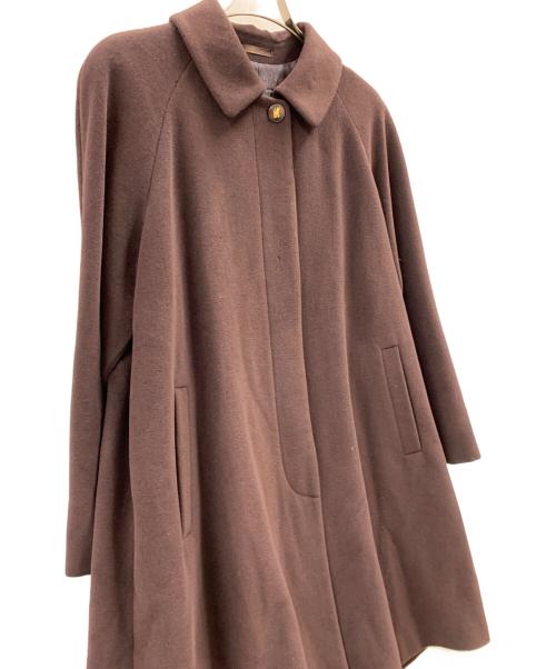 Burberry's（バーバリー）Burberry's (バーバリーズ) Burberry's 比翼コート ブラウン サイズ:9ARの古着・服飾アイテム