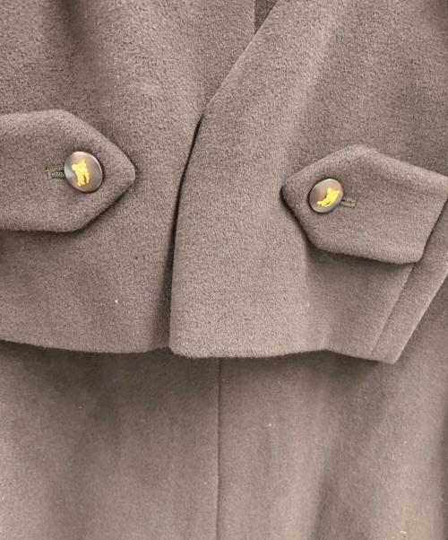 Burberry's（バーバリー）Burberry's (バーバリーズ) Burberry's 比翼コート ブラウン サイズ:9ARの古着・服飾アイテム