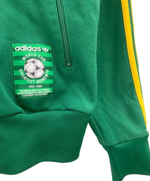 adidas（アディダス）adidas (アディダス) adidas　トラックジャケット グリーン×イエロー サイズ:Sの古着・服飾アイテム